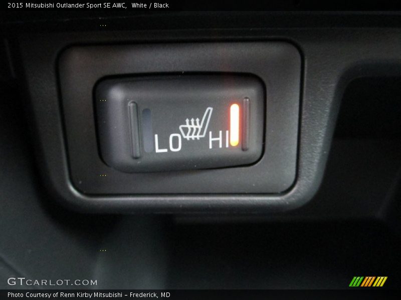 White / Black 2015 Mitsubishi Outlander Sport SE AWC