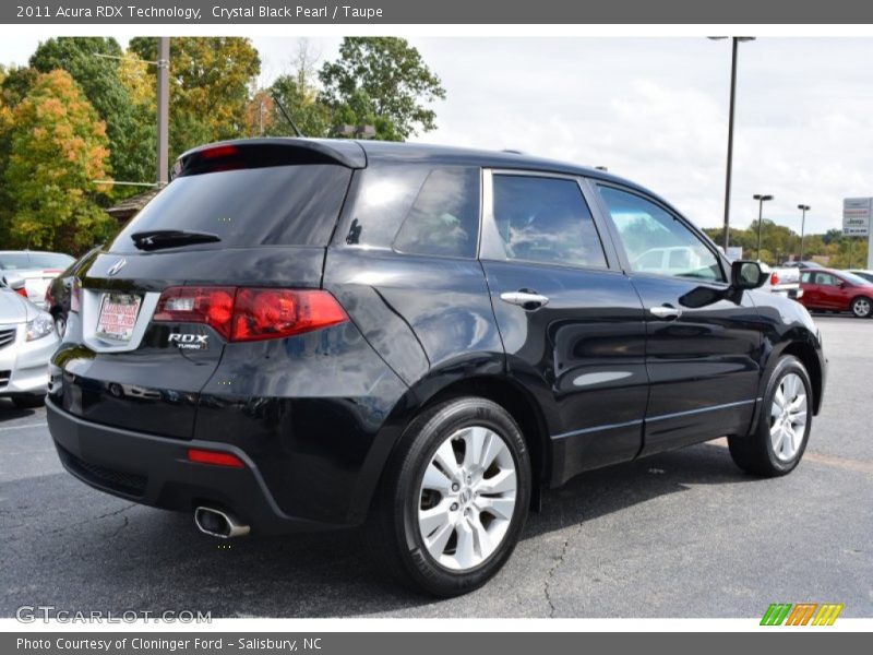 Crystal Black Pearl / Taupe 2011 Acura RDX Technology