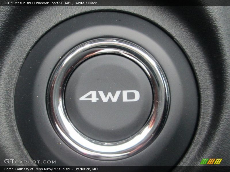 White / Black 2015 Mitsubishi Outlander Sport SE AWC
