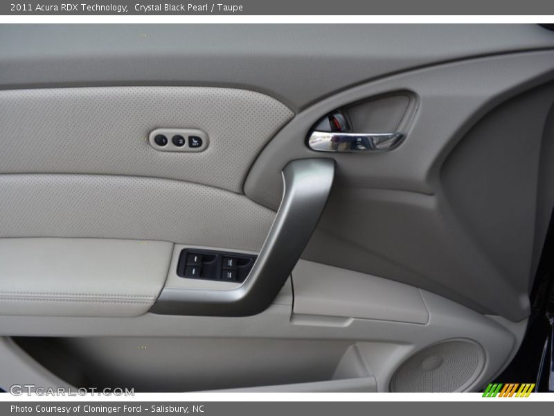 Crystal Black Pearl / Taupe 2011 Acura RDX Technology