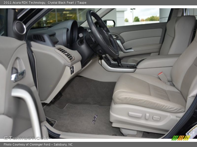 Crystal Black Pearl / Taupe 2011 Acura RDX Technology