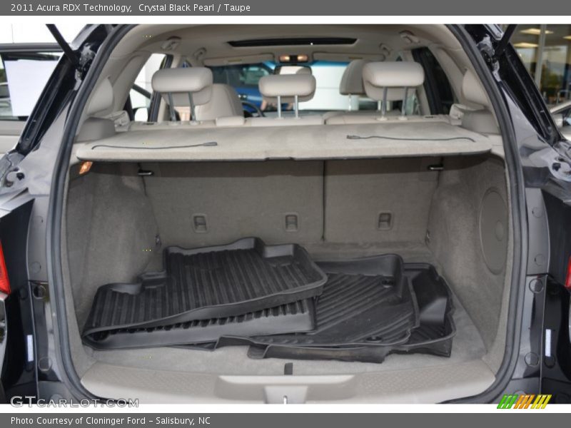 Crystal Black Pearl / Taupe 2011 Acura RDX Technology