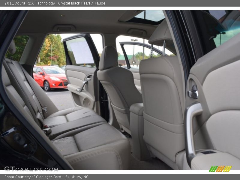 Crystal Black Pearl / Taupe 2011 Acura RDX Technology