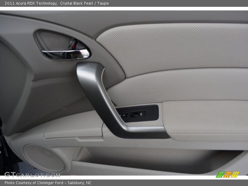 Crystal Black Pearl / Taupe 2011 Acura RDX Technology