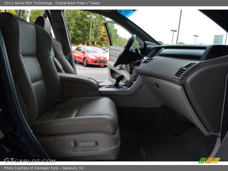 Crystal Black Pearl / Taupe 2011 Acura RDX Technology