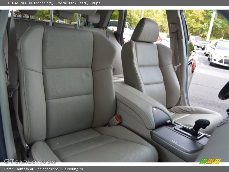 Crystal Black Pearl / Taupe 2011 Acura RDX Technology