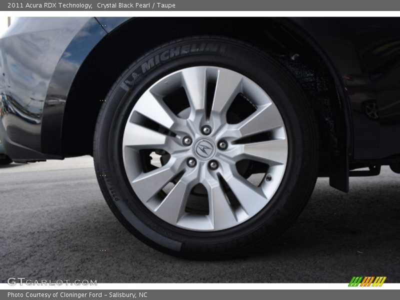Crystal Black Pearl / Taupe 2011 Acura RDX Technology