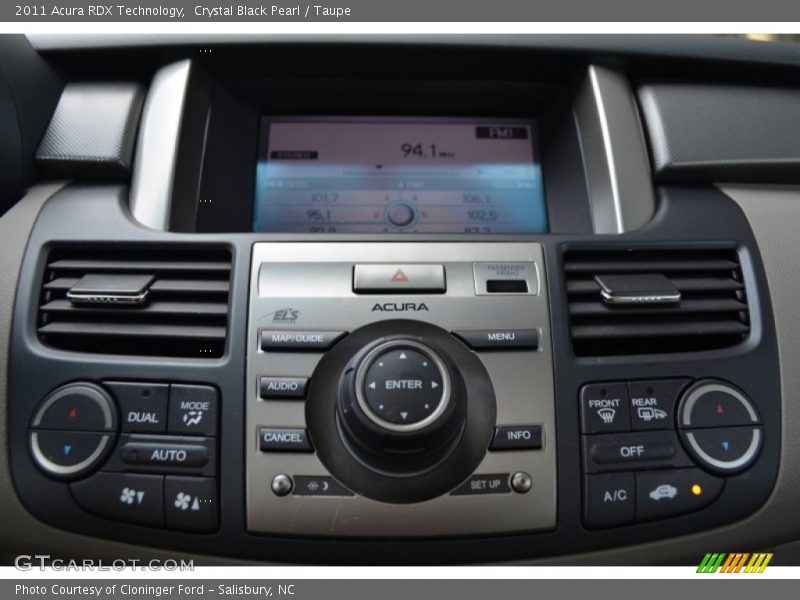 Crystal Black Pearl / Taupe 2011 Acura RDX Technology