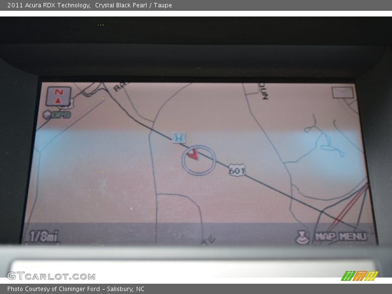 Crystal Black Pearl / Taupe 2011 Acura RDX Technology