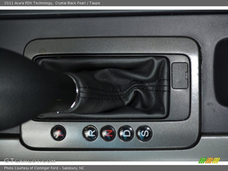 Crystal Black Pearl / Taupe 2011 Acura RDX Technology
