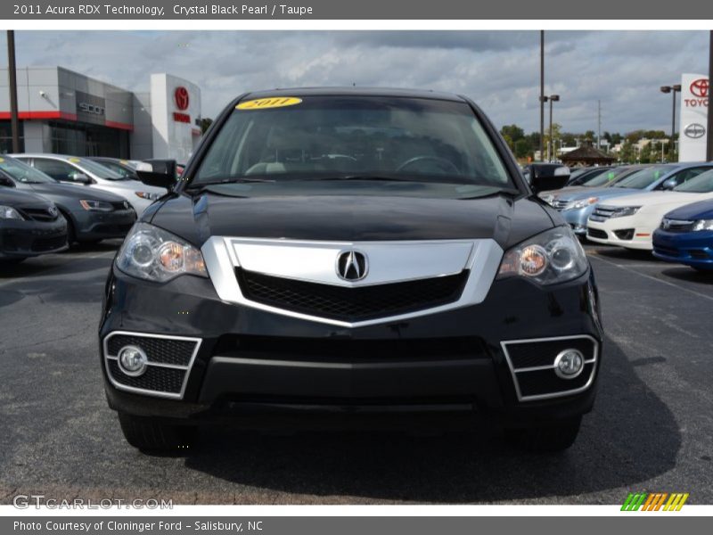 Crystal Black Pearl / Taupe 2011 Acura RDX Technology