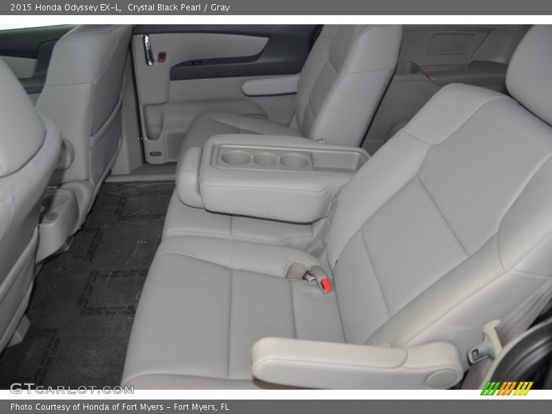 Crystal Black Pearl / Gray 2015 Honda Odyssey EX-L