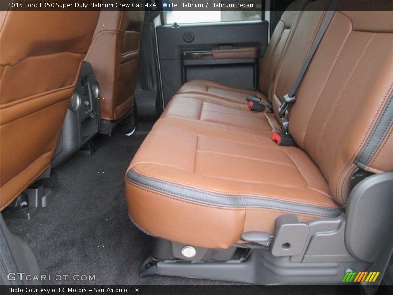 White Platinum / Platinum Pecan 2015 Ford F350 Super Duty Platinum Crew Cab 4x4