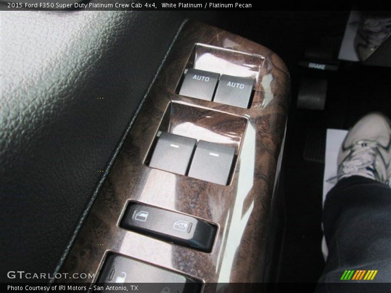 White Platinum / Platinum Pecan 2015 Ford F350 Super Duty Platinum Crew Cab 4x4