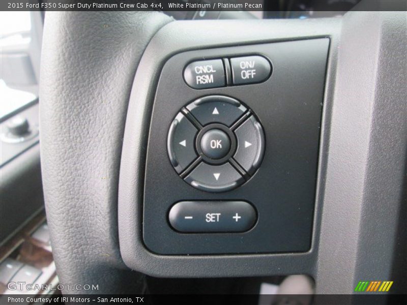 White Platinum / Platinum Pecan 2015 Ford F350 Super Duty Platinum Crew Cab 4x4