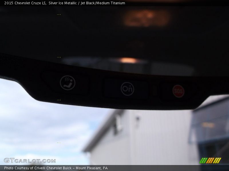 Silver Ice Metallic / Jet Black/Medium Titanium 2015 Chevrolet Cruze LS