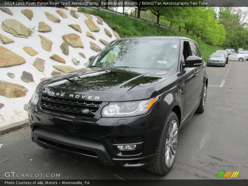 Front 3/4 View of 2014 Range Rover Sport Autobiography