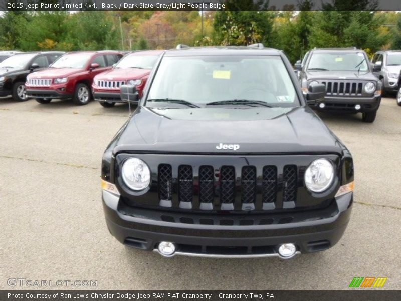 Black / Dark Slate Gray/Light Pebble Beige 2015 Jeep Patriot Limited 4x4