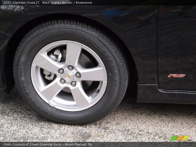 Black Granite Metallic / Brownstone 2015 Chevrolet Cruze LT