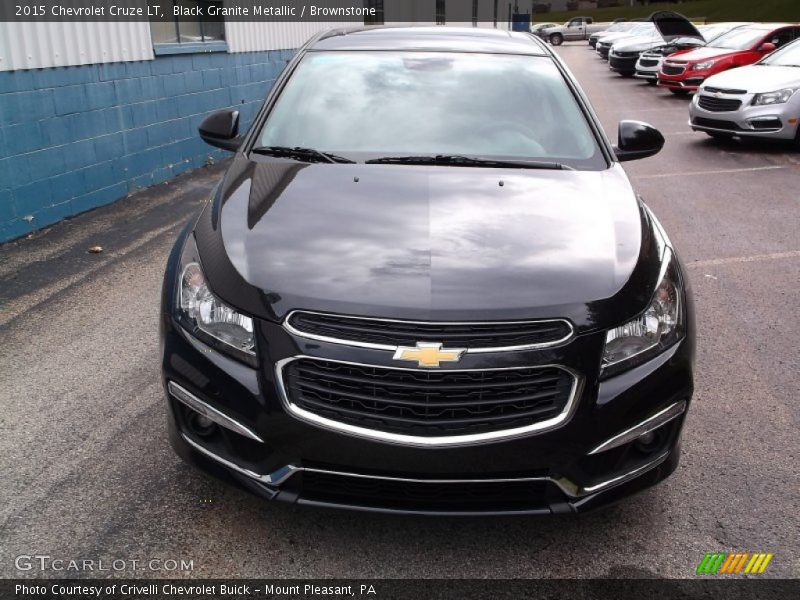 Black Granite Metallic / Brownstone 2015 Chevrolet Cruze LT