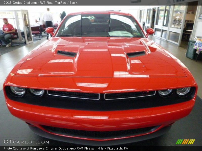 TorRed / Black 2015 Dodge Challenger R/T Plus