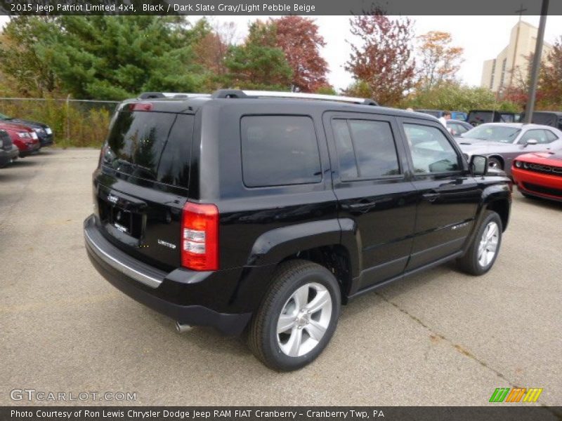 Black / Dark Slate Gray/Light Pebble Beige 2015 Jeep Patriot Limited 4x4