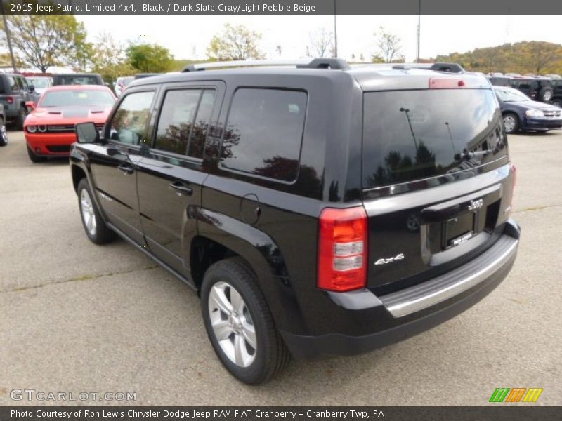 Black / Dark Slate Gray/Light Pebble Beige 2015 Jeep Patriot Limited 4x4