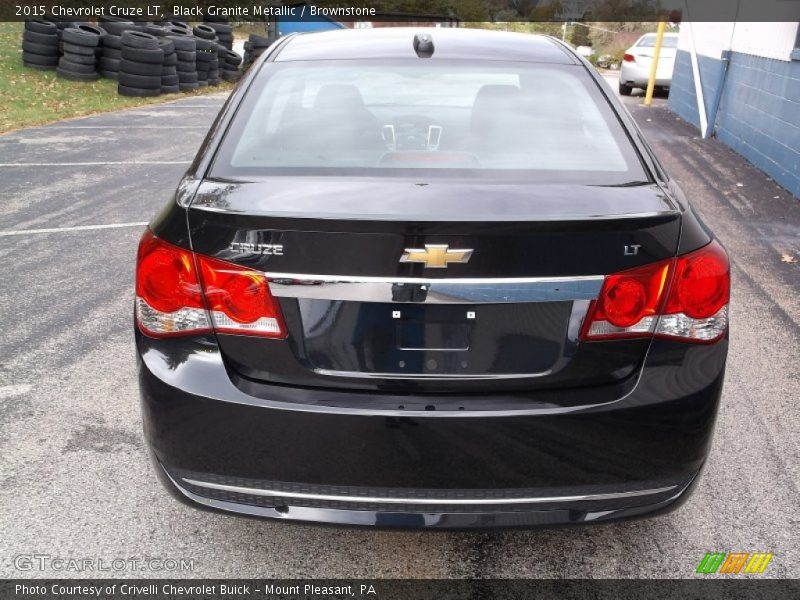 Black Granite Metallic / Brownstone 2015 Chevrolet Cruze LT