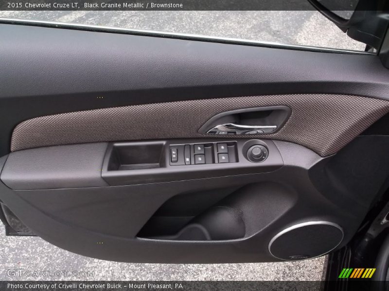 Black Granite Metallic / Brownstone 2015 Chevrolet Cruze LT