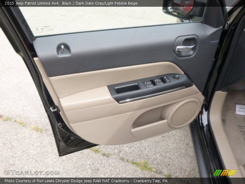 Black / Dark Slate Gray/Light Pebble Beige 2015 Jeep Patriot Limited 4x4