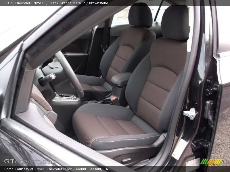 Black Granite Metallic / Brownstone 2015 Chevrolet Cruze LT