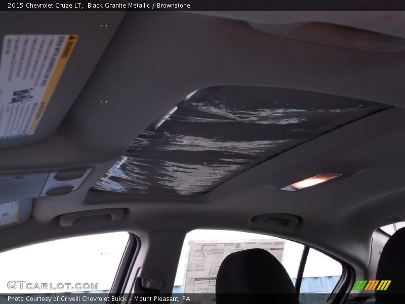 Black Granite Metallic / Brownstone 2015 Chevrolet Cruze LT