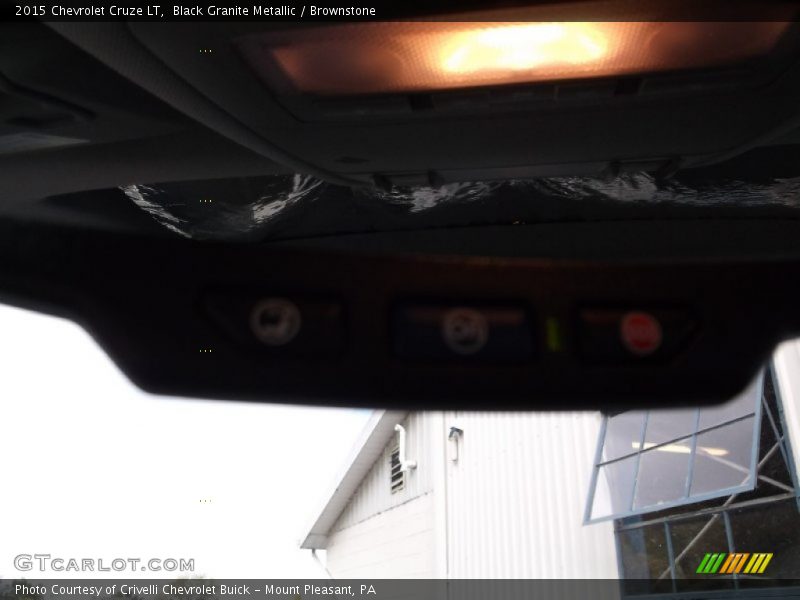 Black Granite Metallic / Brownstone 2015 Chevrolet Cruze LT