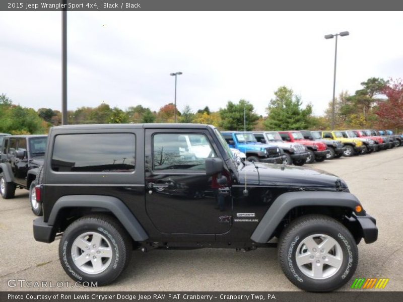 Black / Black 2015 Jeep Wrangler Sport 4x4