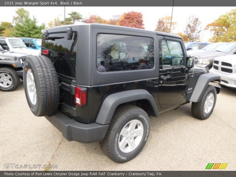 Black / Black 2015 Jeep Wrangler Sport 4x4