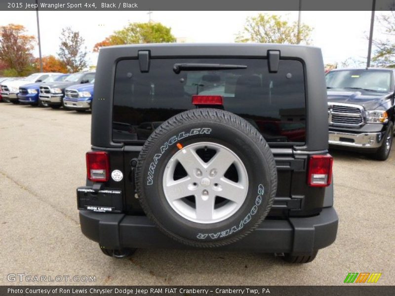 Black / Black 2015 Jeep Wrangler Sport 4x4