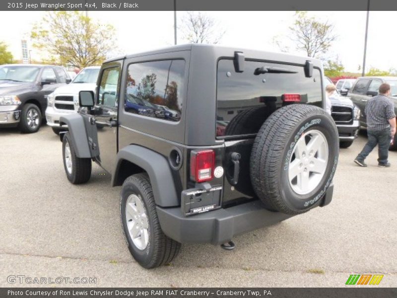 Black / Black 2015 Jeep Wrangler Sport 4x4