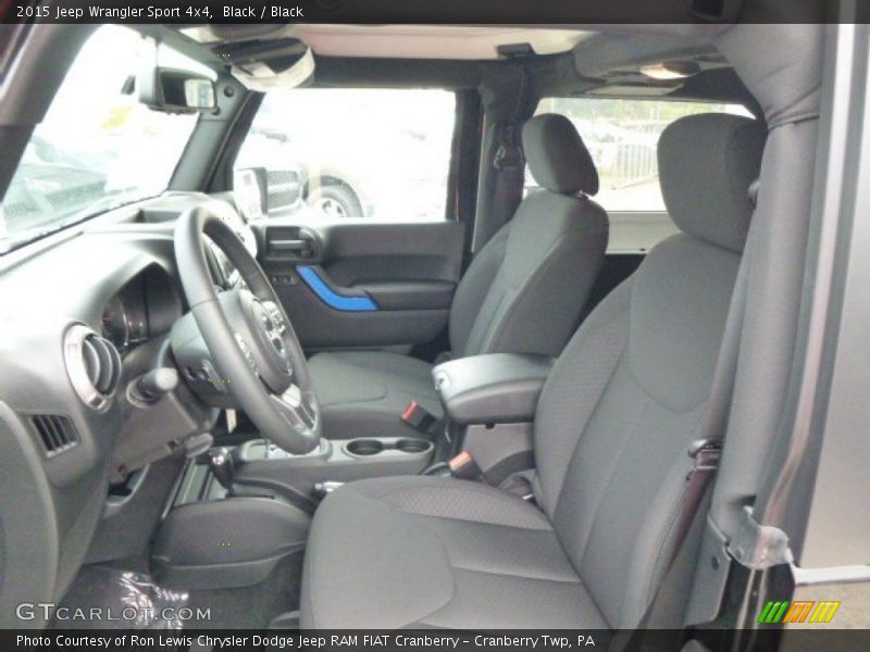 Black / Black 2015 Jeep Wrangler Sport 4x4