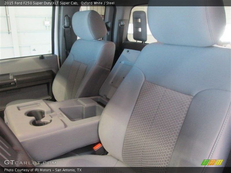 Oxford White / Steel 2015 Ford F250 Super Duty XLT Super Cab