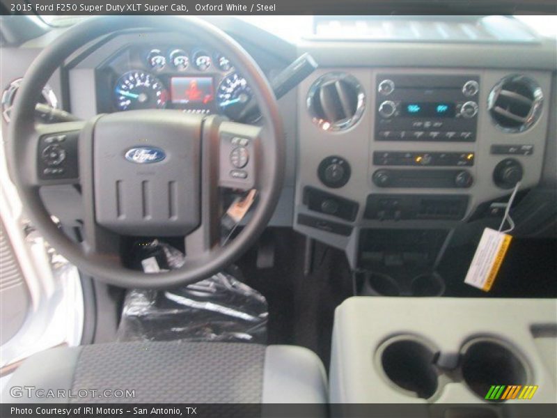 Oxford White / Steel 2015 Ford F250 Super Duty XLT Super Cab