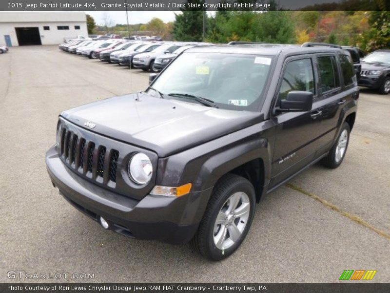 Granite Crystal Metallic / Dark Slate Gray/Light Pebble Beige 2015 Jeep Patriot Latitude 4x4