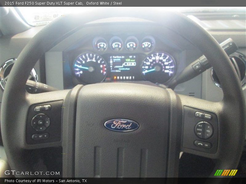 Oxford White / Steel 2015 Ford F250 Super Duty XLT Super Cab