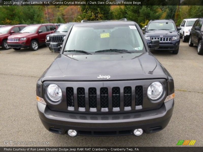 Granite Crystal Metallic / Dark Slate Gray/Light Pebble Beige 2015 Jeep Patriot Latitude 4x4