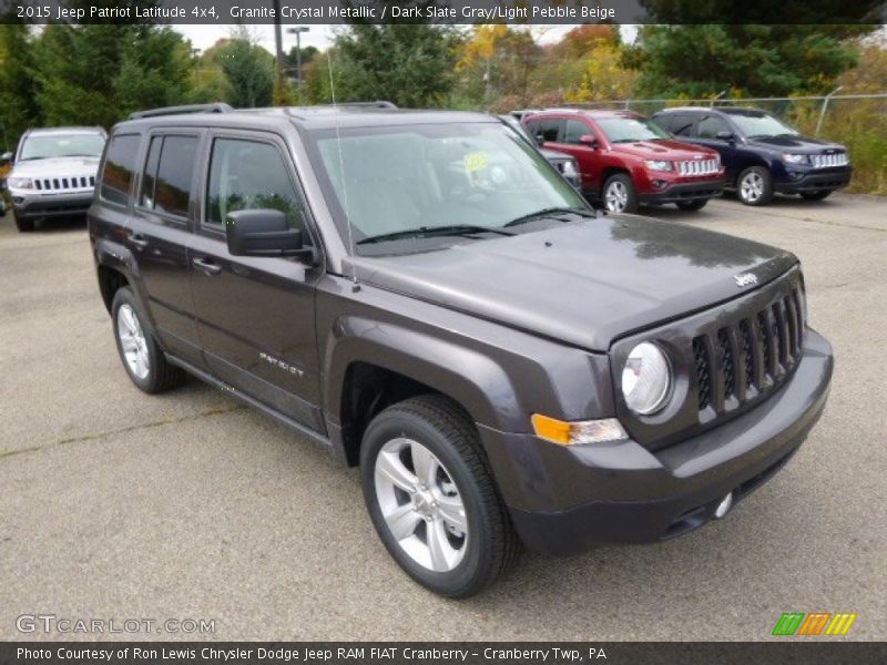 Granite Crystal Metallic / Dark Slate Gray/Light Pebble Beige 2015 Jeep Patriot Latitude 4x4