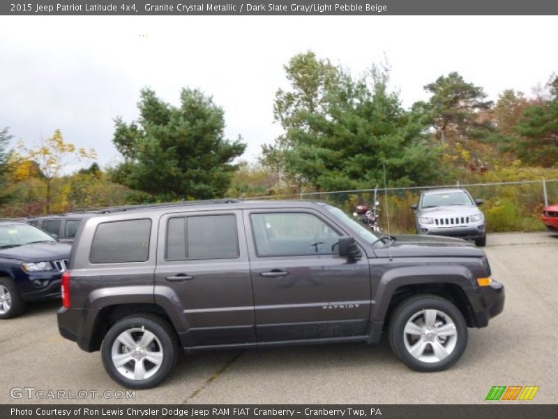 Granite Crystal Metallic / Dark Slate Gray/Light Pebble Beige 2015 Jeep Patriot Latitude 4x4