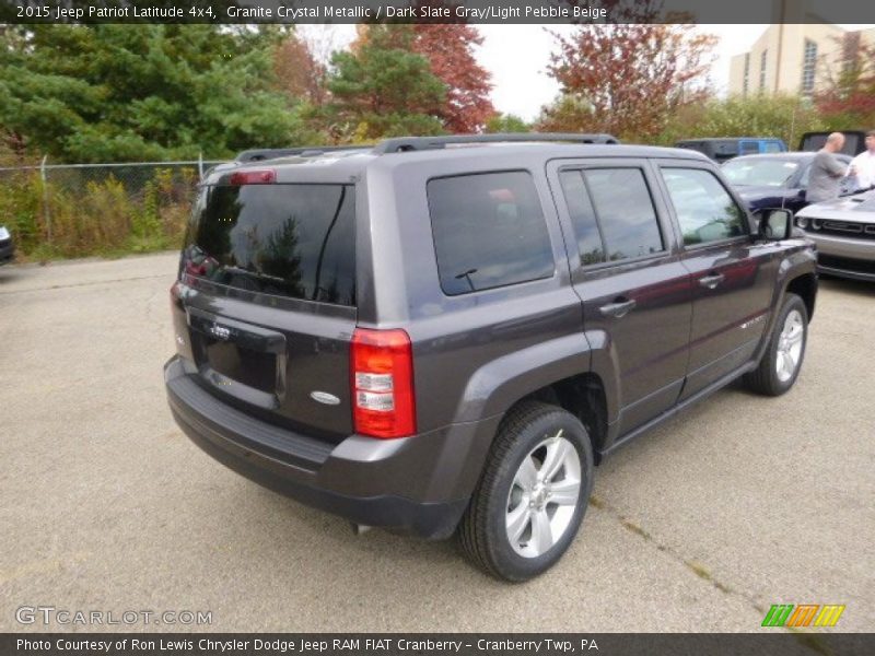 Granite Crystal Metallic / Dark Slate Gray/Light Pebble Beige 2015 Jeep Patriot Latitude 4x4