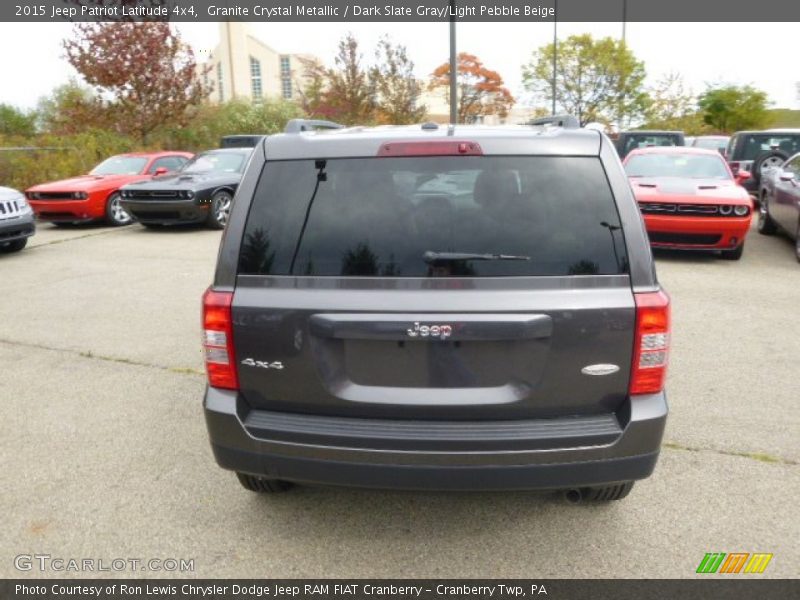 Granite Crystal Metallic / Dark Slate Gray/Light Pebble Beige 2015 Jeep Patriot Latitude 4x4