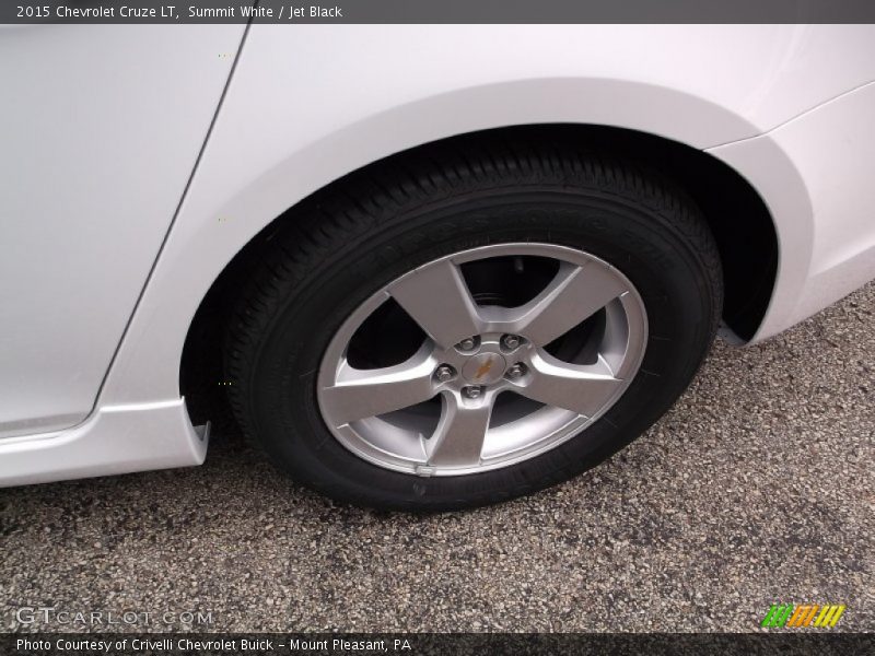 Summit White / Jet Black 2015 Chevrolet Cruze LT