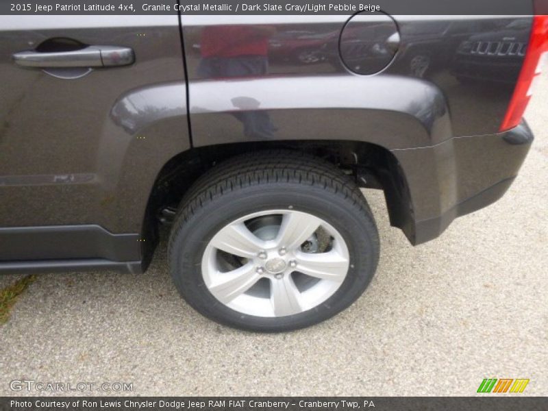 Granite Crystal Metallic / Dark Slate Gray/Light Pebble Beige 2015 Jeep Patriot Latitude 4x4