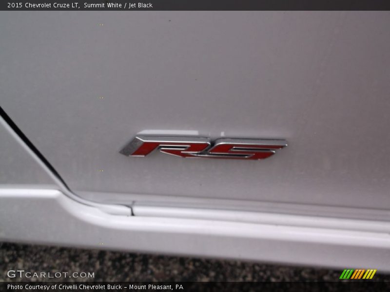 Summit White / Jet Black 2015 Chevrolet Cruze LT